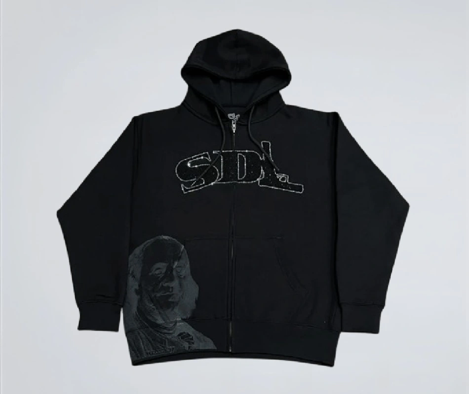 Sdl-Rhinestone-Hoodie